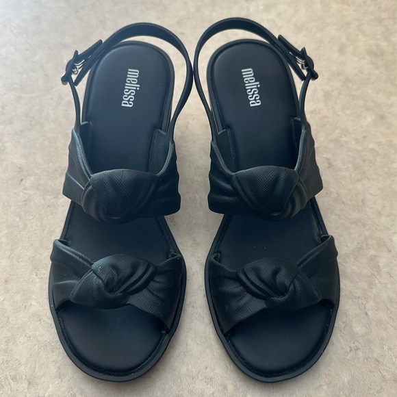 Melissa Women's Knotted Slingback High Heel Sandals - Picture 2 of 14